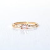 Kuda Pic 18K Guld Ring m. Safir & Diamanter