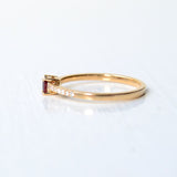 Kuda Rubi 18K Gold Ring w. Ruby & Diamonds