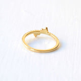 Maria 14K Gold Ring w. Ruby & Diamonds