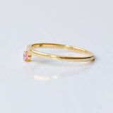 Marie 14K Gold Ring w. Sapphire & Diamonds