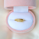 Mette 14K Gold Ring w. Sapphires