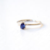 Nil Ekala 18K Whitegold Ring w. Sapphire