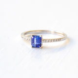 Nil Pata 18K Gold Ring w. Diamonds & Sapphire