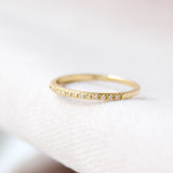 Sarah Lil Green 14K Gold Ring w. Diamonds & Tsavorites