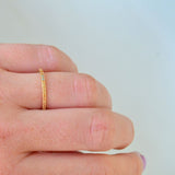 Sarah Lil Orange 14K Rosegold Ring w. Sapphires & Topaz