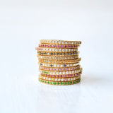 Sarah Lil Pure Baby Pink 14K Gold Ring w. Sapphires