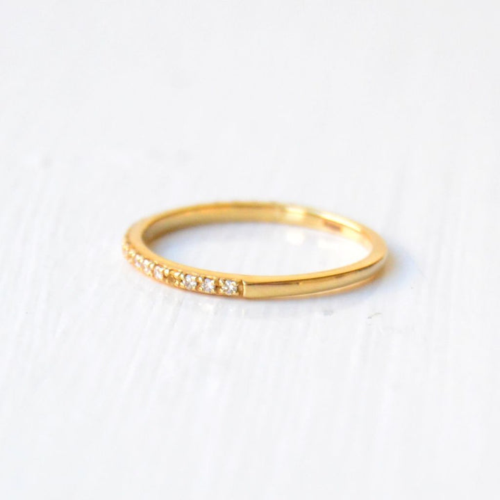 Sarah Lil Mix 14K Gold Ring w. Sapphires & Diamonds