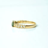 Tanakola 18K Gold Ring w. Sapphire & Diamonds