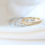 Tina Pavé Yellow 14K Gold Ring w. Diamonds