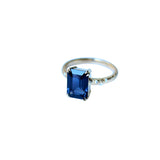 Anduru 18K Whitegold Ring w. Diamonds & Spinel