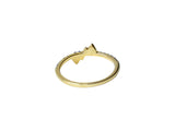 Maria 14K Gold Ring w. Sapphires