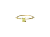 Sanré 18K Gold Ring w. Diamond & Sapphire