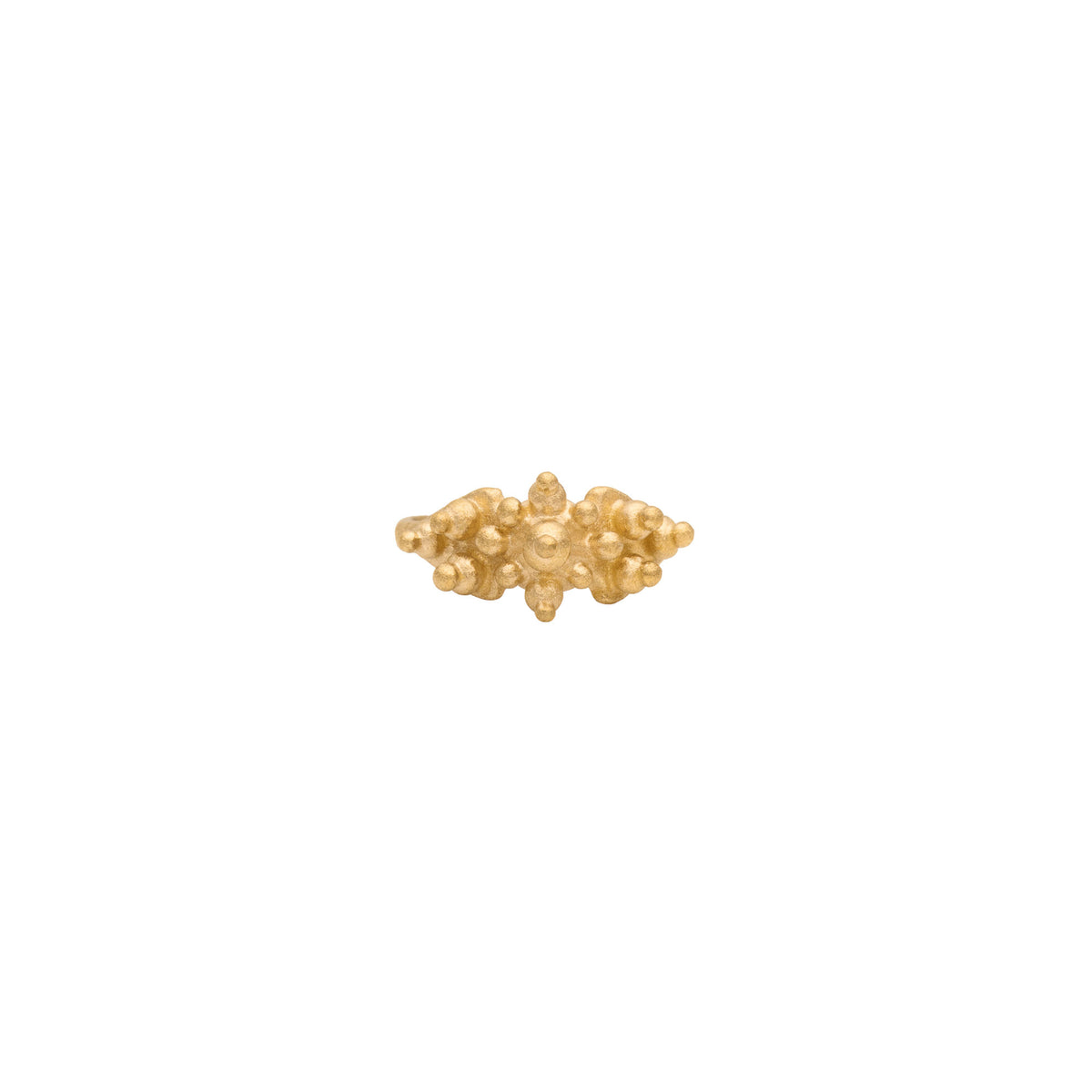 Granat Goldring aus 18K