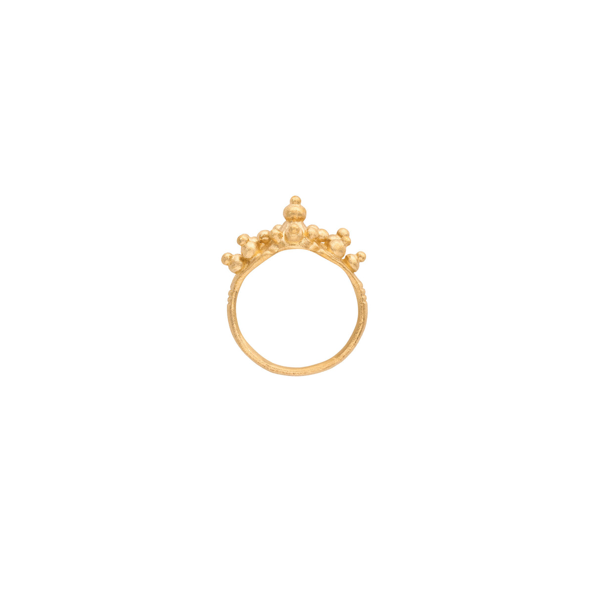 Granat Goldring aus 18K