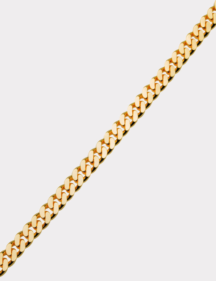 IX Chunky Curb Gold Plated Necklace