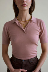 IX Curb Gold Plated Necklace