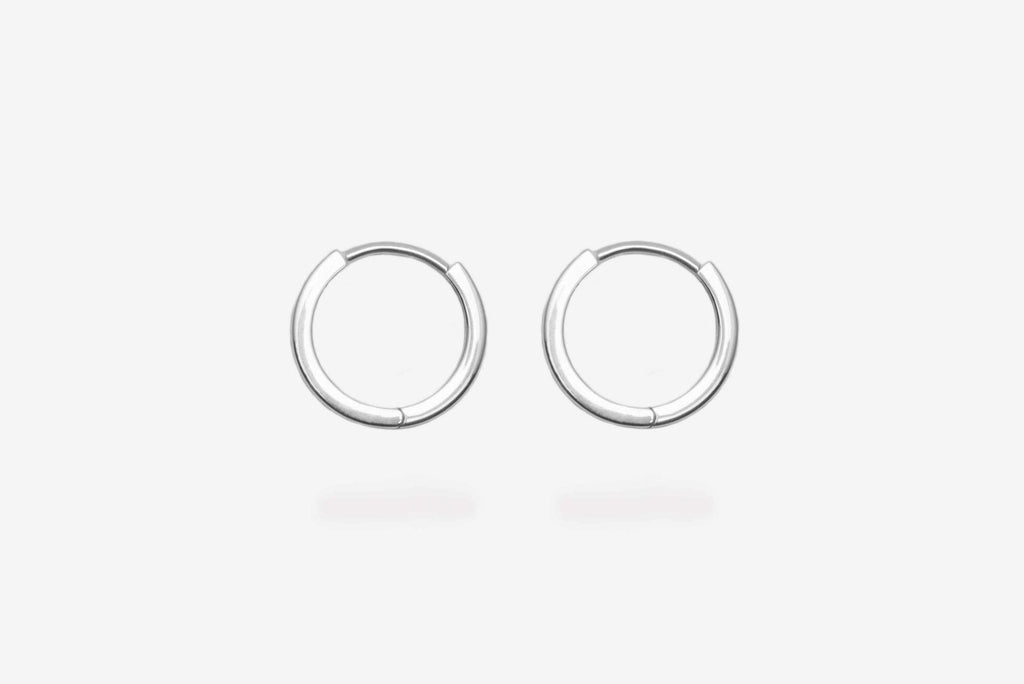 IX Mini Silver Hoop