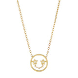 PETIT Beck 14K Gold Necklace w. Diamond