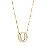 PETIT Em 14K Gold Necklace w. Diamond
