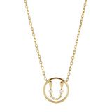 PETIT Em 14K Gold Necklace w. Diamond