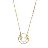 PETIT Rae 14K Gold Necklace w. Diamond