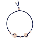 FRIENDS Happy 2 Star / Red 18K Gold Plated Bracelet