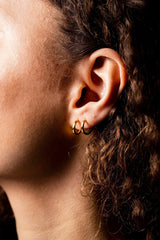 IX Billy Gold Plated Hoop