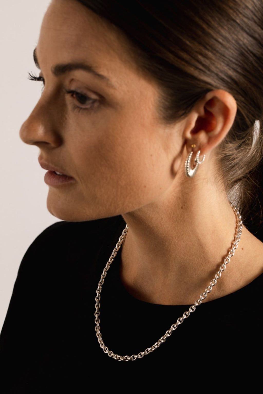 IX Rene Silver Necklace