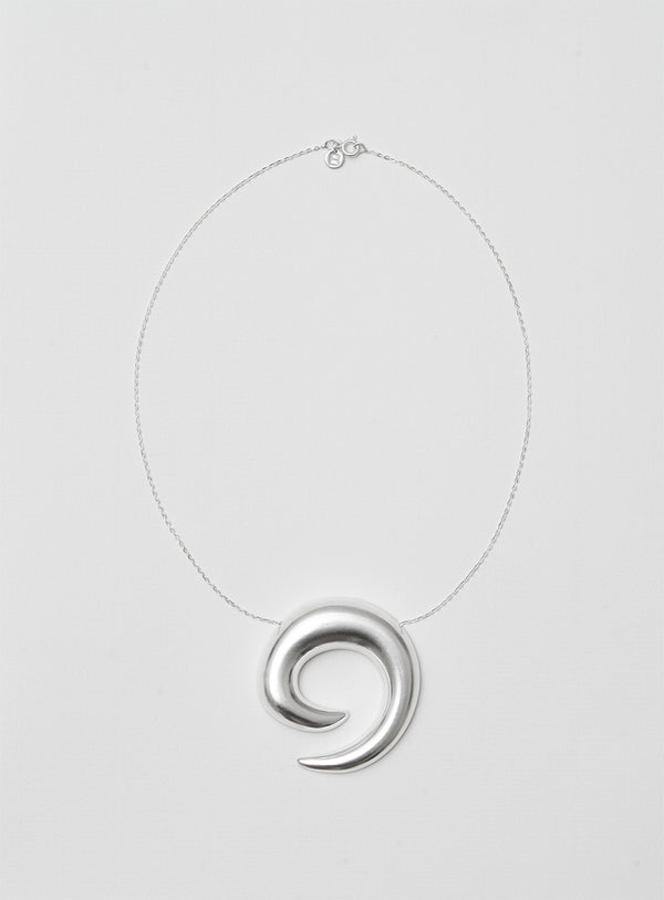 Saturn Silver Necklace