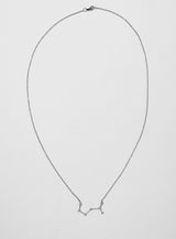 Star Sign Scorpio 18K Whitegold Necklace w. Diamond