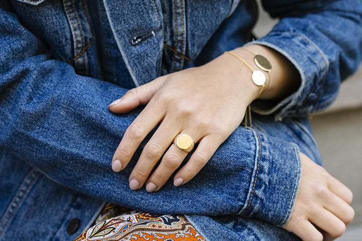 Follina Pianura Armband I Vergoldet I Sif Jakobs Logo