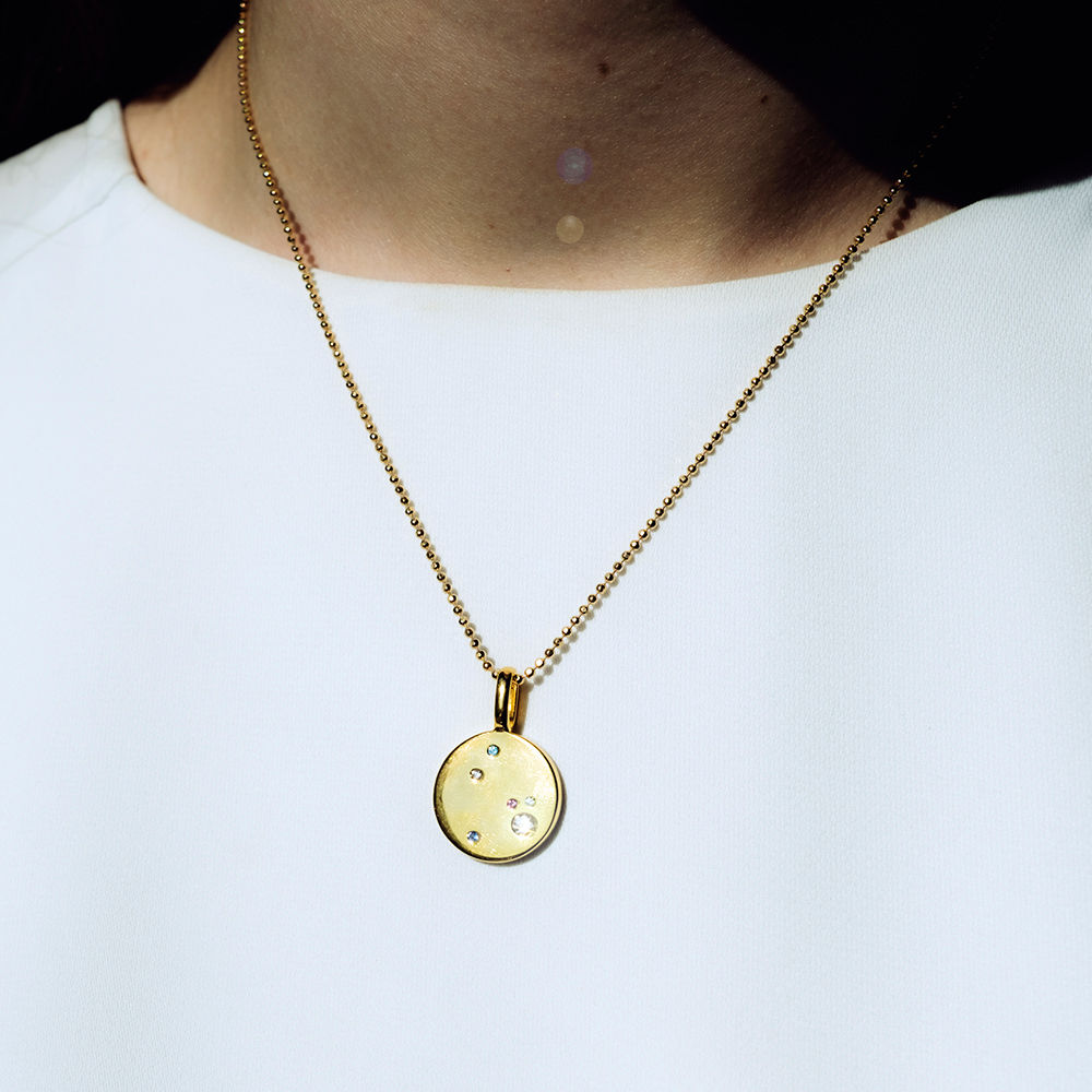 Valiano Halskette I Vergoldet I Blauer I Weißer, roter, rosa & gelber Zirkon