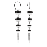 Cosmos Show Earrings Silver