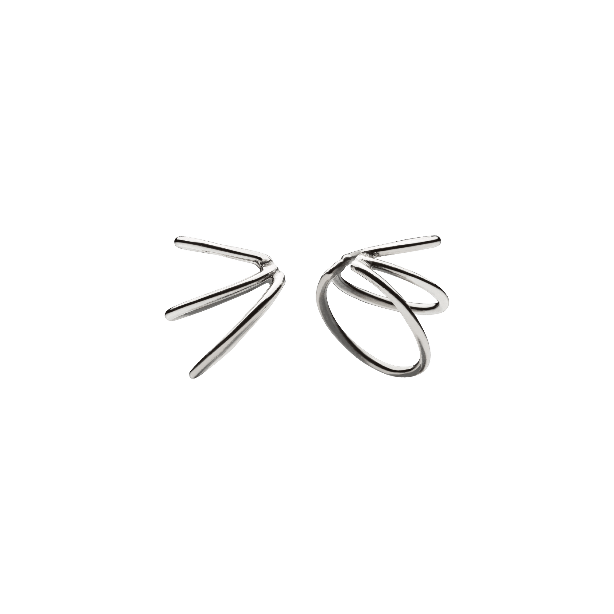 Mini Spine 2.0 Ear Cuffs Silver