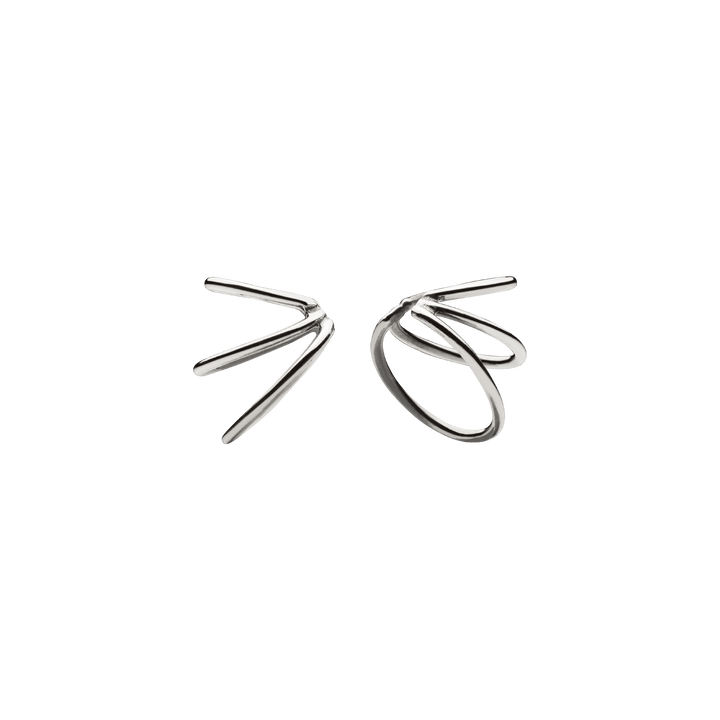 Mini Spine 2.0 Ear Cuffs Sølv