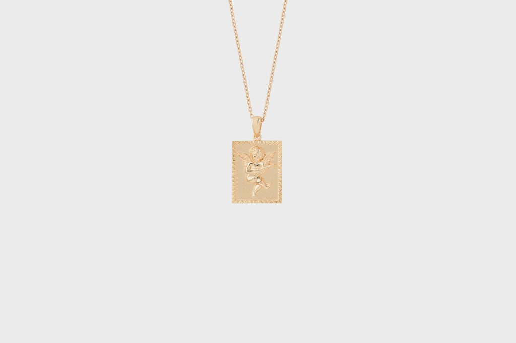 IX Angel Gold Plated Pendant