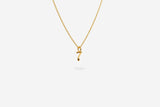 IX Lucky Number 7 Gold Plated Pendant