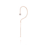 Swiveling Hook 18K Earcuff aus Rosegold I Diamanten, Topas und Amethyst
