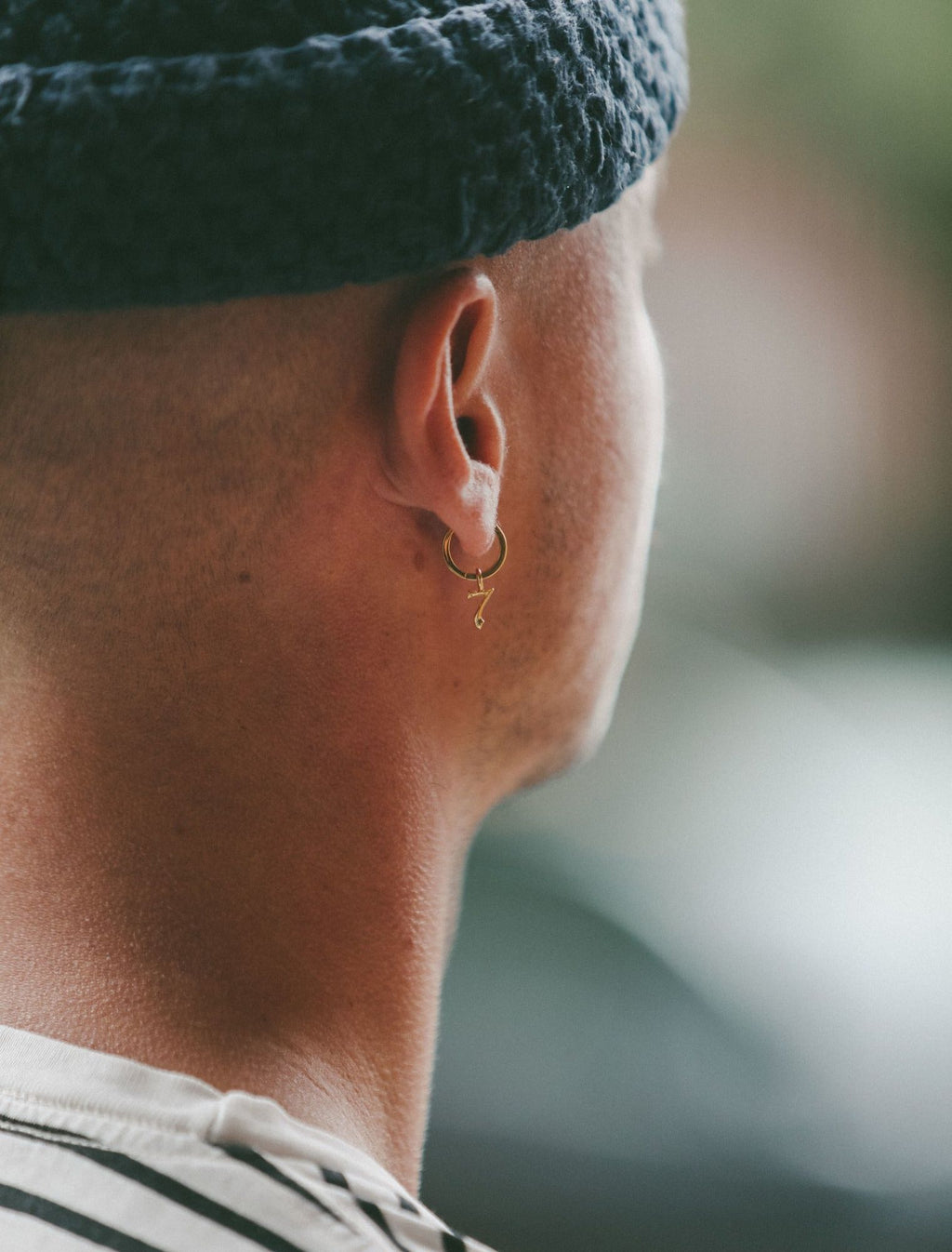 IX Lucky Number 7 Gold Plated Pendant