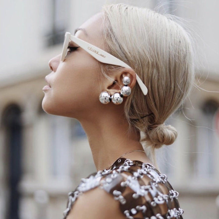 Opposition Earrings Silver