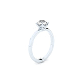 Tiny Clash Engagement 14K Whitegold Ring w. 0.57ct Lab-Grown Diamonds