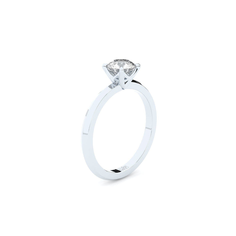 Tiny Clash Engagement 14K Whitegold Ring w. 0.57ct Lab-Grown Diamonds