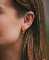 IX Grace Gold Plated Stud