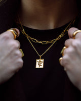 IX Figaro Gold Plated Necklace