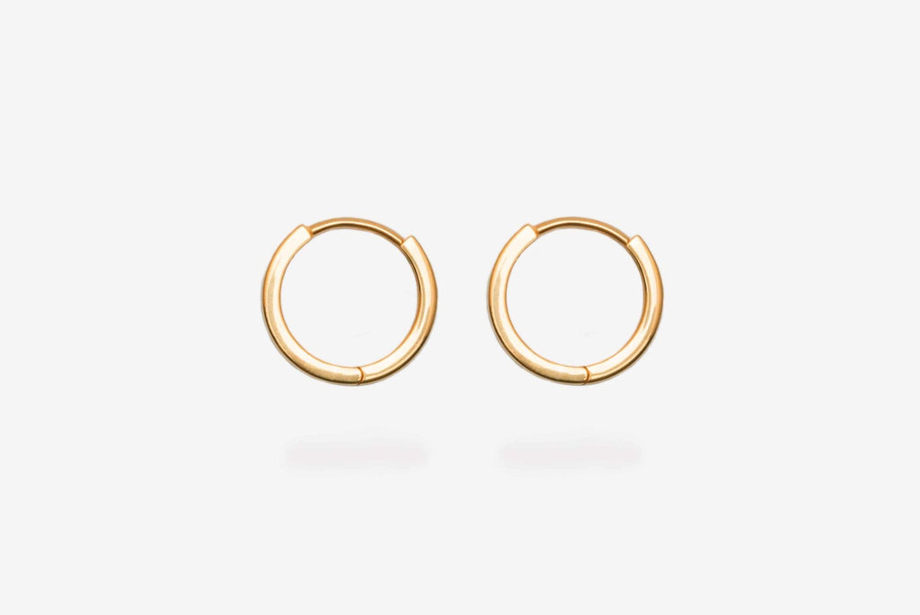 IX Mini Forgyldt Hoop