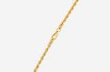 IX Rope Gold Plated Necklace