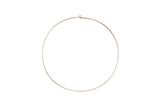 Eclipse Wire Choker 14K Gold, Whitegold or Rosegold Necklace