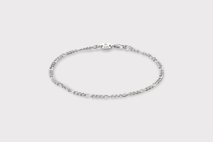 IX Figaro Silver Bracelet