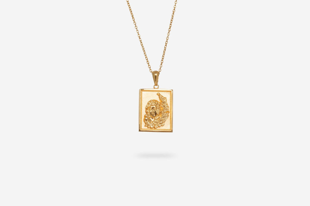 IX Merma Gold Plated Pendant
