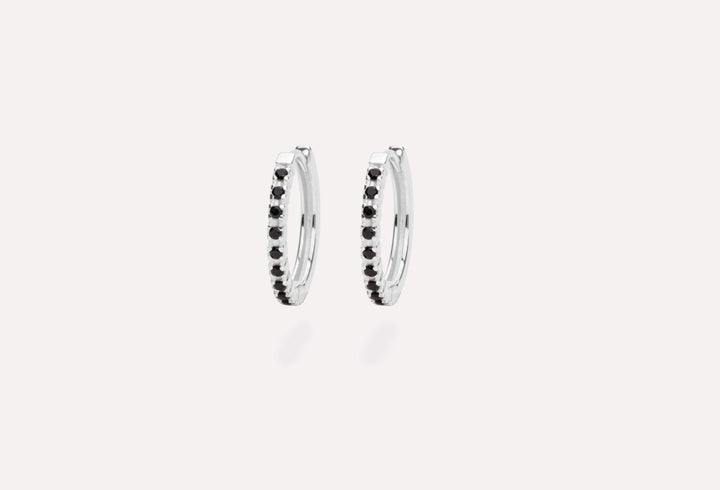 IX Eternity Black Hoops